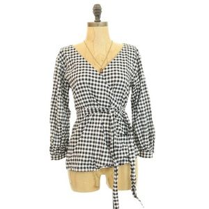adorable, never before worn, black/white gingham